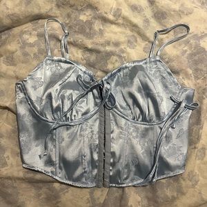 LA Hearts | Silk Corset Top